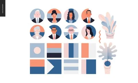 Technology topic illustration Stock Illustration