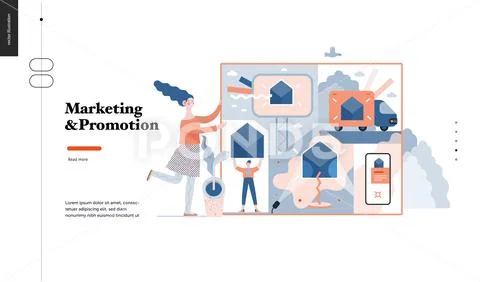 Technology topic illustration Stock Illustrationen