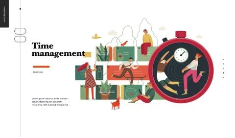 Technology topic illustration Stock Illustration