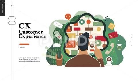 Technology topic illustration Stock Illustrationen