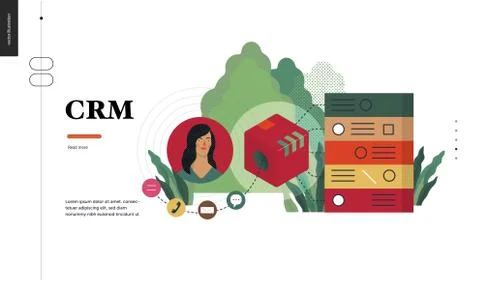 Technology topic illustration Stock Illustration