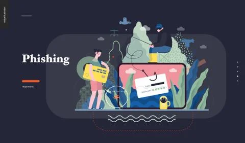 Technology topic illustration Stock Illustration