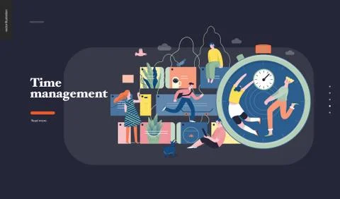 Technology topic illustration Illustrazione stock