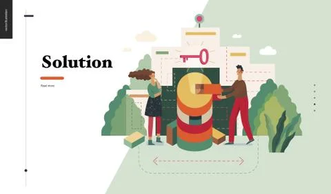 Technology topic illustration Stock Illustration