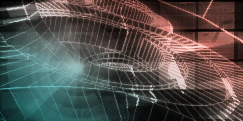 Technology Tracking System Stock Illustration