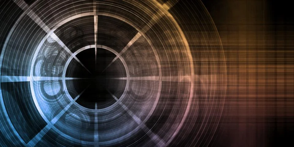 Technology Tracking System Stock Illustration