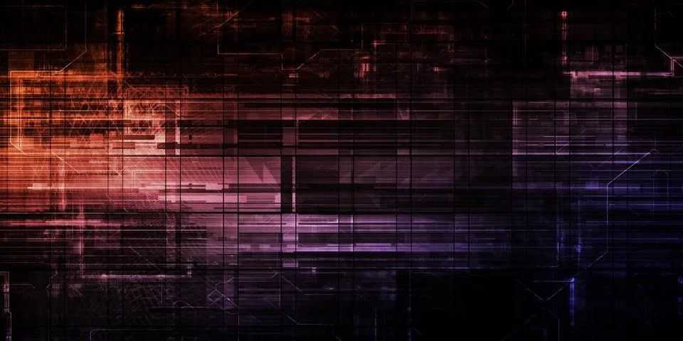 Technology Tracking System Stock Illustration