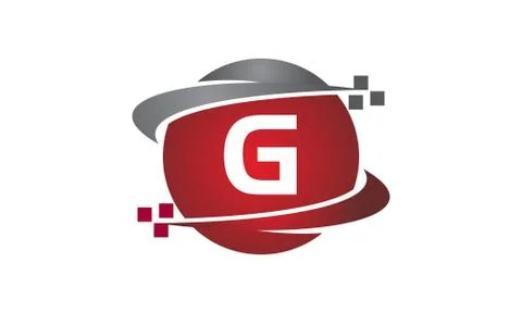 Technology Transfer Letter G Illustrazione stock