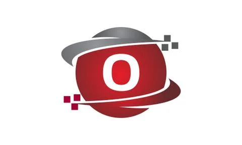 Technology Transfer Letter O Stock Illustration