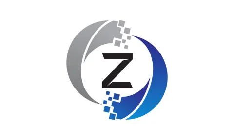 Technology Transfer Letter Z Illustrazione stock