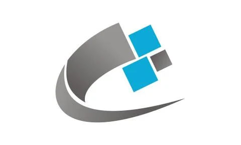 Technology Transfer Logo Design Template Vector Stock Illustration