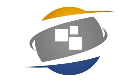 Technology Transfer Logo Design Template Vector Stock-Illustration