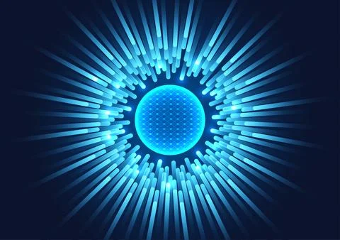 Technology for transmitting data through high-speed internet networks that .. Иллюстрация