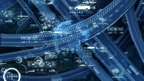 Technology of transportation concept. Stock Footage 101505314