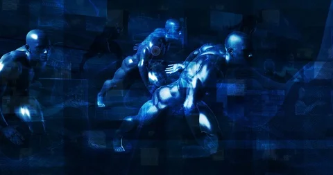 Technology Trends and Trending Current Data News Concept Vídeos de archivo 124988549