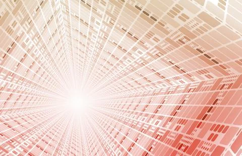 Technology tunnel Stock Illustration