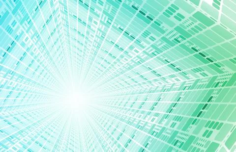 Technology Tunnel Illustration