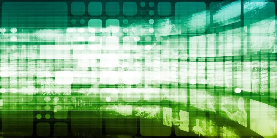 Technology Tunnel Stock Illustration