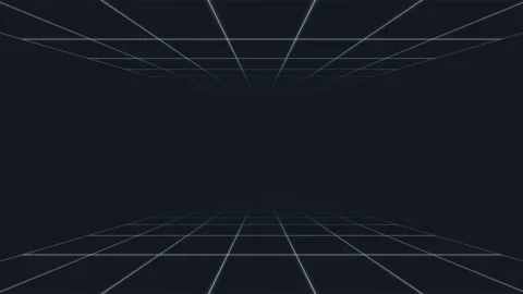 Technology tunnel lighting loop dark background Stock Footage 300729512