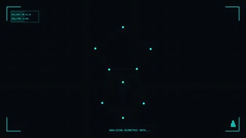 Technology UI, Sci Fi HUD, and Cyber Animation Bundle Stock Footage 343136971
