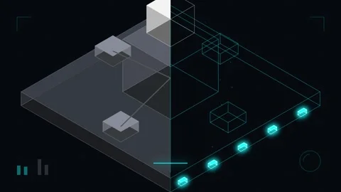 Technology UI, Sci Fi HUD, and Cyber Animation Bundle Stock Footage 343136973
