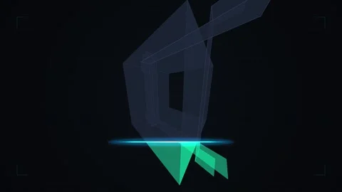 Technology UI, Sci Fi HUD, and Cyber Animation Bundle Stock Footage 343137250