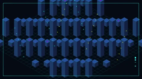 Technology UI, Sci Fi HUD, and Cyber Animation Bundle Stock Footage 343137952
