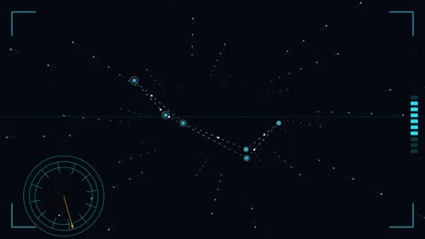 Technology UI, Sci Fi HUD, and Cyber Animation Bundle Stock Footage 343138104