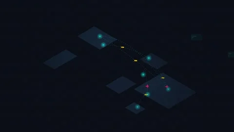 Technology UI, Sci Fi HUD, and Cyber Animation Bundle Stock Footage 343138128