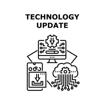 Technology update icon vector illustration Stock Illustration