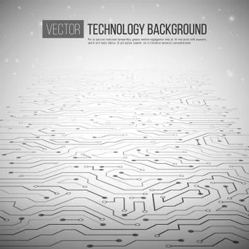 Technology vector background Stock Illustration