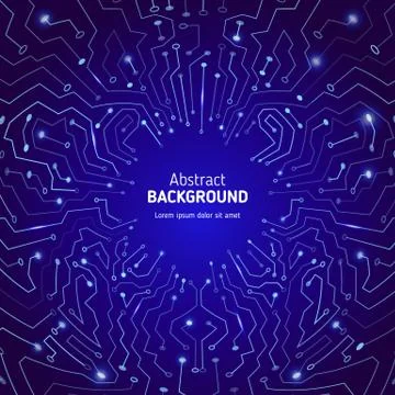 Technology vector background Stock Illustration
