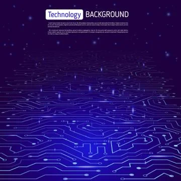 Technology vector background Stock Illustration