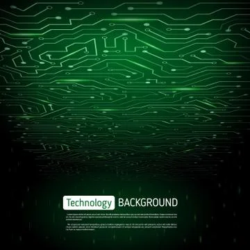 Technology vector background Stock Illustration