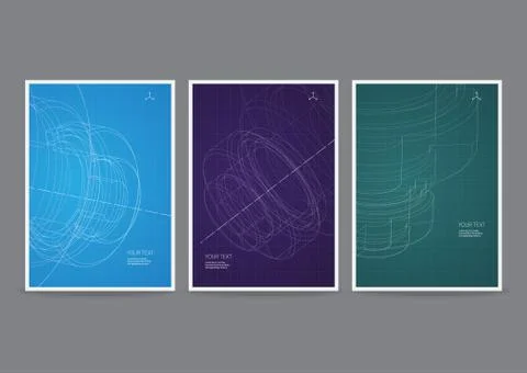 Technology Vector Flyer Design Stock Illustration