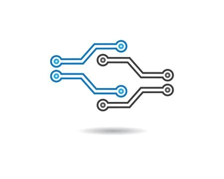 Technology vector icon Stock Illustration