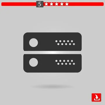 Technology vector icon Illustrazione stock