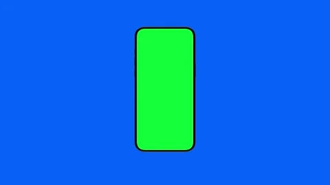 Technology Video Mockup of Smart Phone Display with Green Screen for Chromakey Stock Footage 270317016