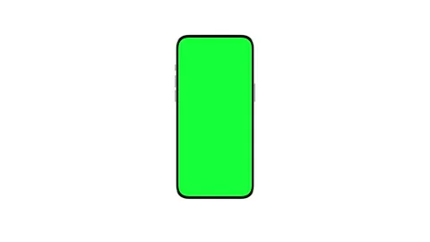 Technology Video Mockup of Smart Phone Display with Green Screen for Chromakey Stock Footage 273016526
