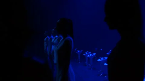 Technology Virtual Reality Perfomance Show Stock Footage 54937239