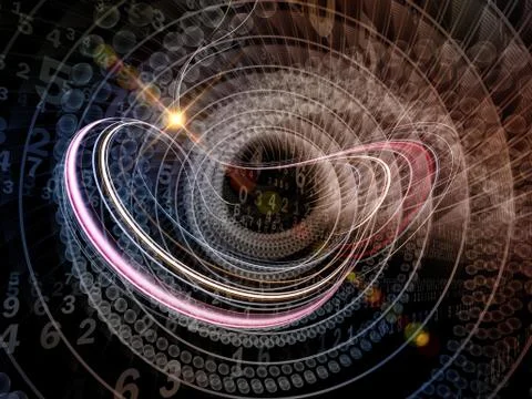 Technology Vortex Illustrazione stock