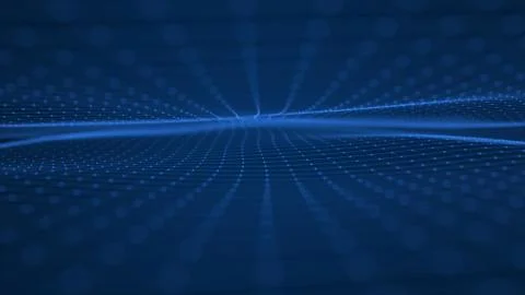 Technology wave background. Stock Illustration