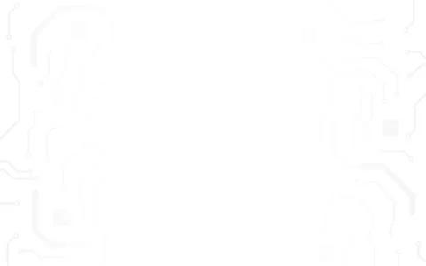 Technology white background. Smooth circuit backdrop. Modern tech poster or Stock-Illustration