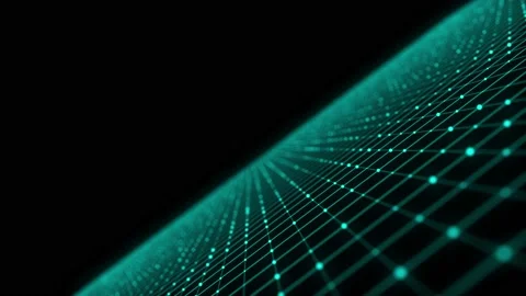 Technology wireframe landscape. Perspective grid. Stock Footage 229116756