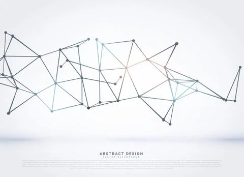 Technology wireframe polygonal mesh abstract background イラスト素材