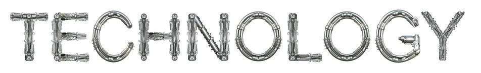 Technology, word concept technically Stock Illustration