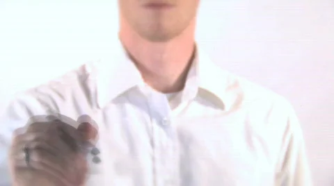 Technology Written on Glass Stock Footage 576400