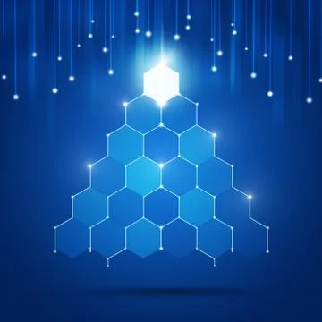 Technology Xmas Tree Stock Photos