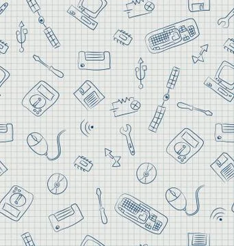 Technopattern 스톡 일러스트