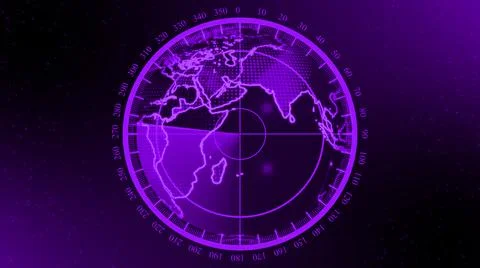 Techy earth map globe. Abstract colorful particles earth globe. Stock Illustration